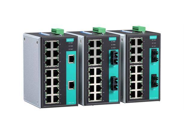 Moxa EDS-316-M-SC 15x10/100BaseT(X), 1x Multi Mode SC 